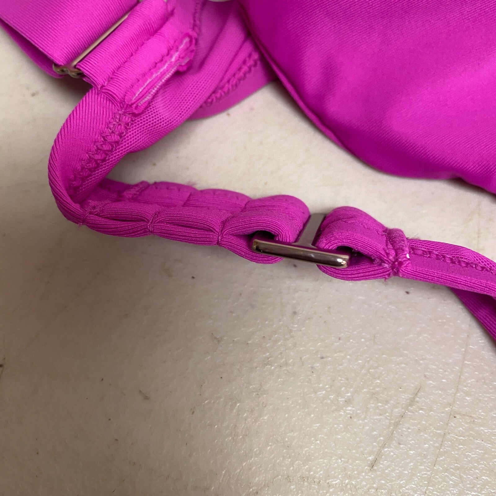 Calia Women's Swim Collection Tie Front Swim Bikini Top Lush Berry WSA22200 New