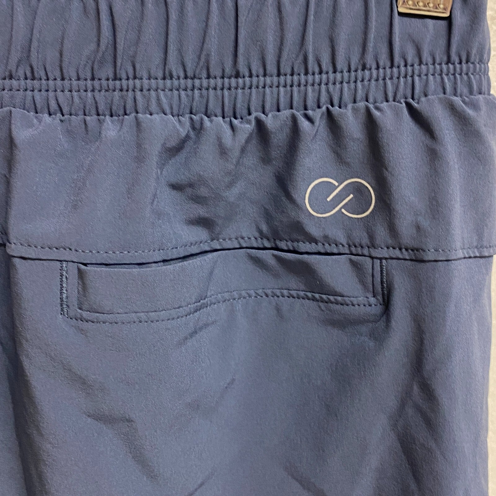 Calia Women's Journey Truelight Woven Bermuda Short Ardosia Slate WAX12174 NEW