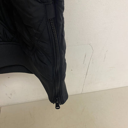 Calia Women's Outwear Quilted 1/2 Zip Pullover Jacket Pure Black WAX33055 New!