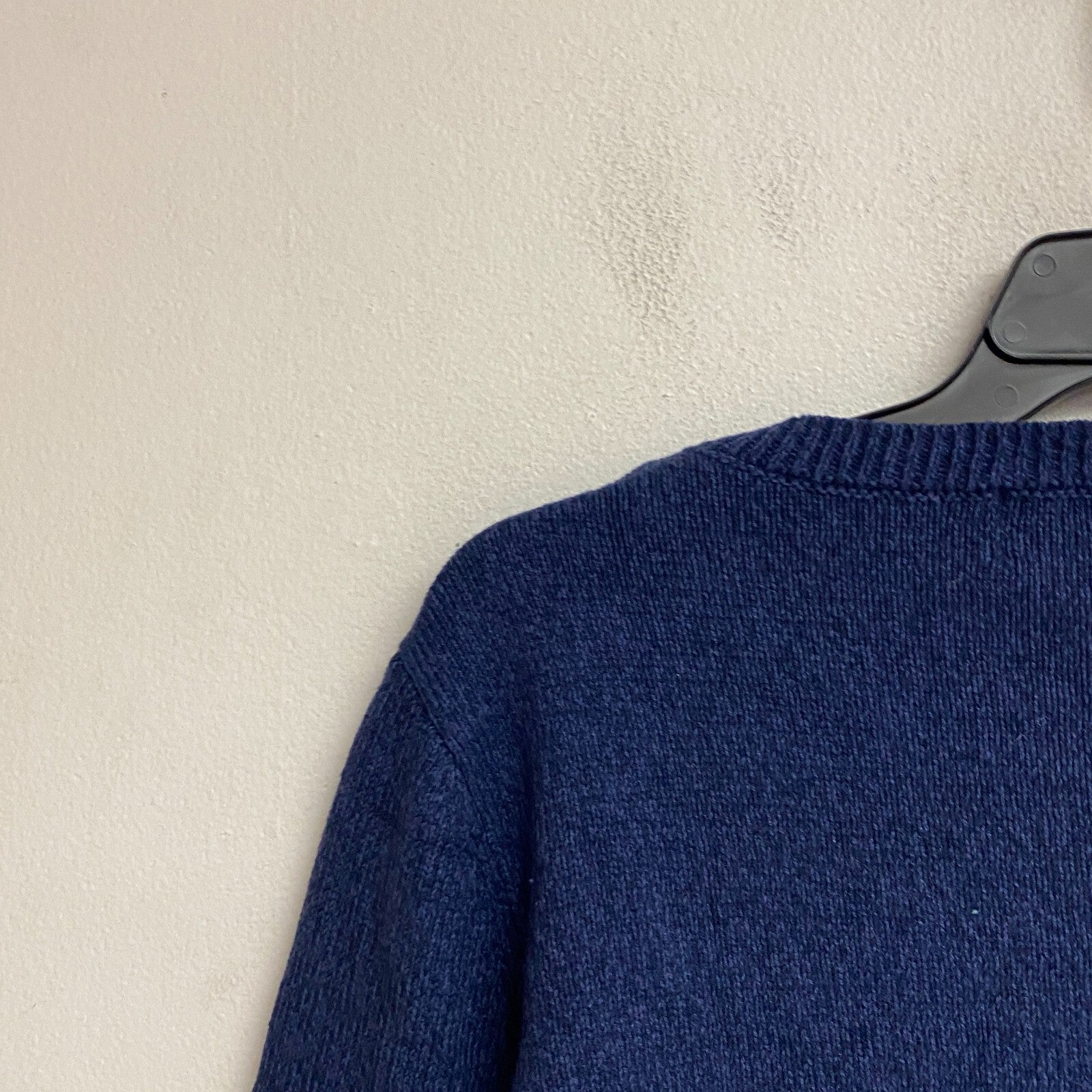 Alfred Dunner Women's Lake Placid Colorblock Crewneck Sweater Szie PM Color Navy