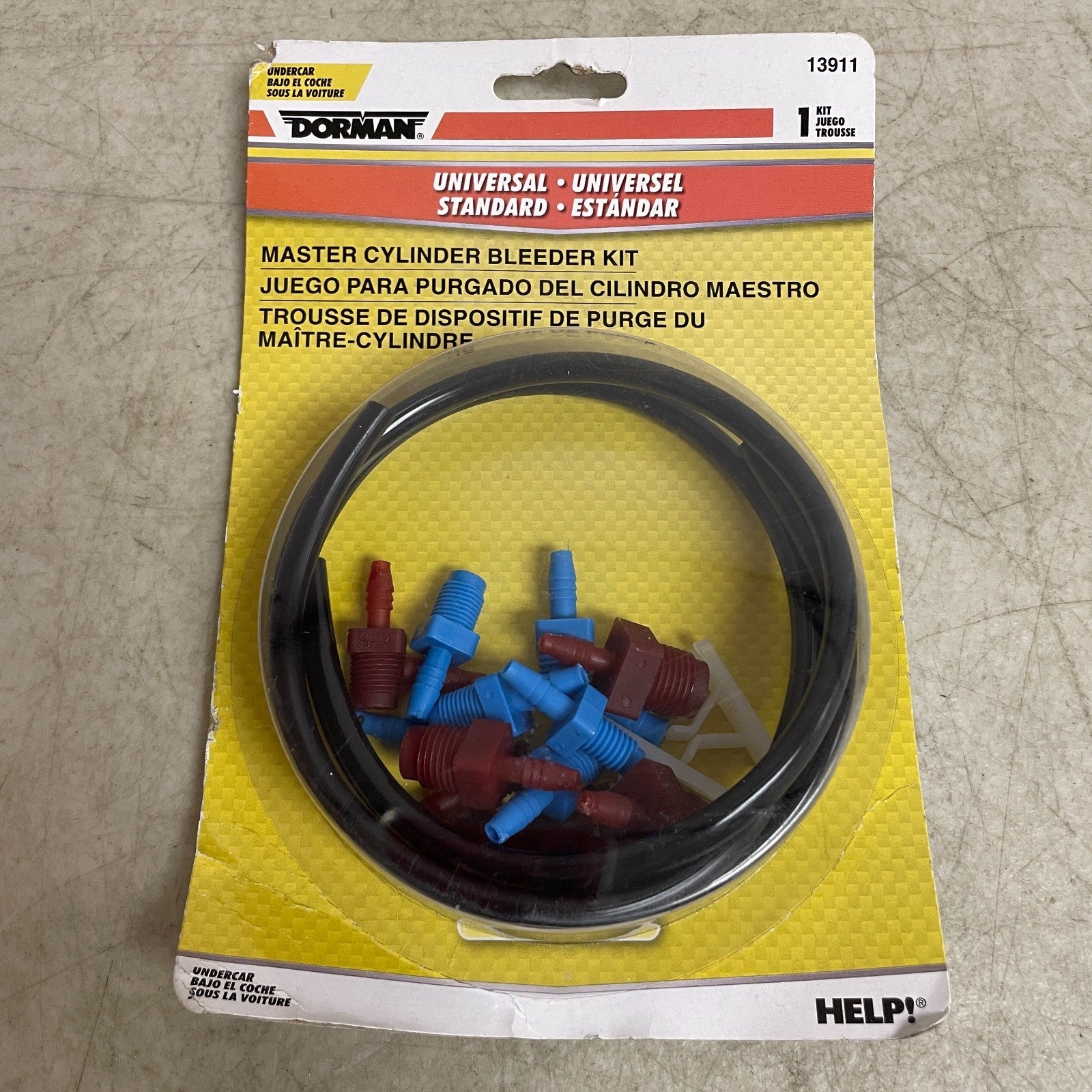 Dorman 13911 Master Cylinder Bleeder Kit Universal w/ Metric