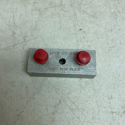 Mazda Press Test Plate 49UN-01-0480 Used Very good