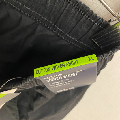 DSG 6.5" Men's Casual Cotton Short PURE BLACK Solid  DAM22100