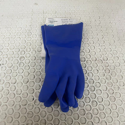 Camco 40287 RV Sanitation Gloves Reusable Blue PVC Heavy-Duty 1 Pair Universal
