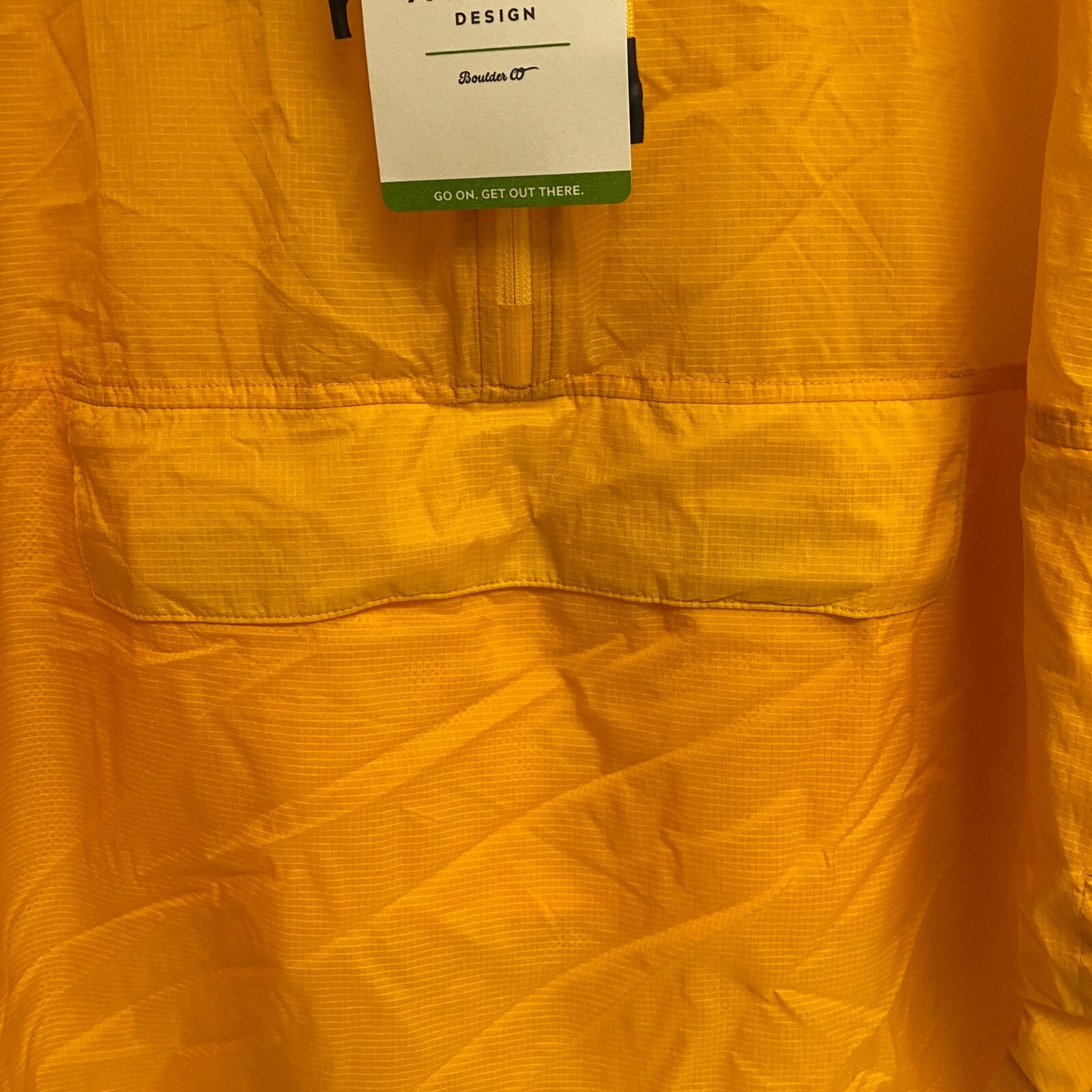 Alpine Design Women's Wind Hooded Jacket Solid Orange ADW13700 Brand New!