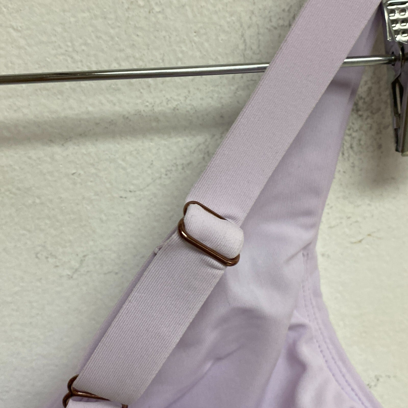 Calia Women's Front Knot Bikini Top Blooming Lilac WSA23220 back/rear clip