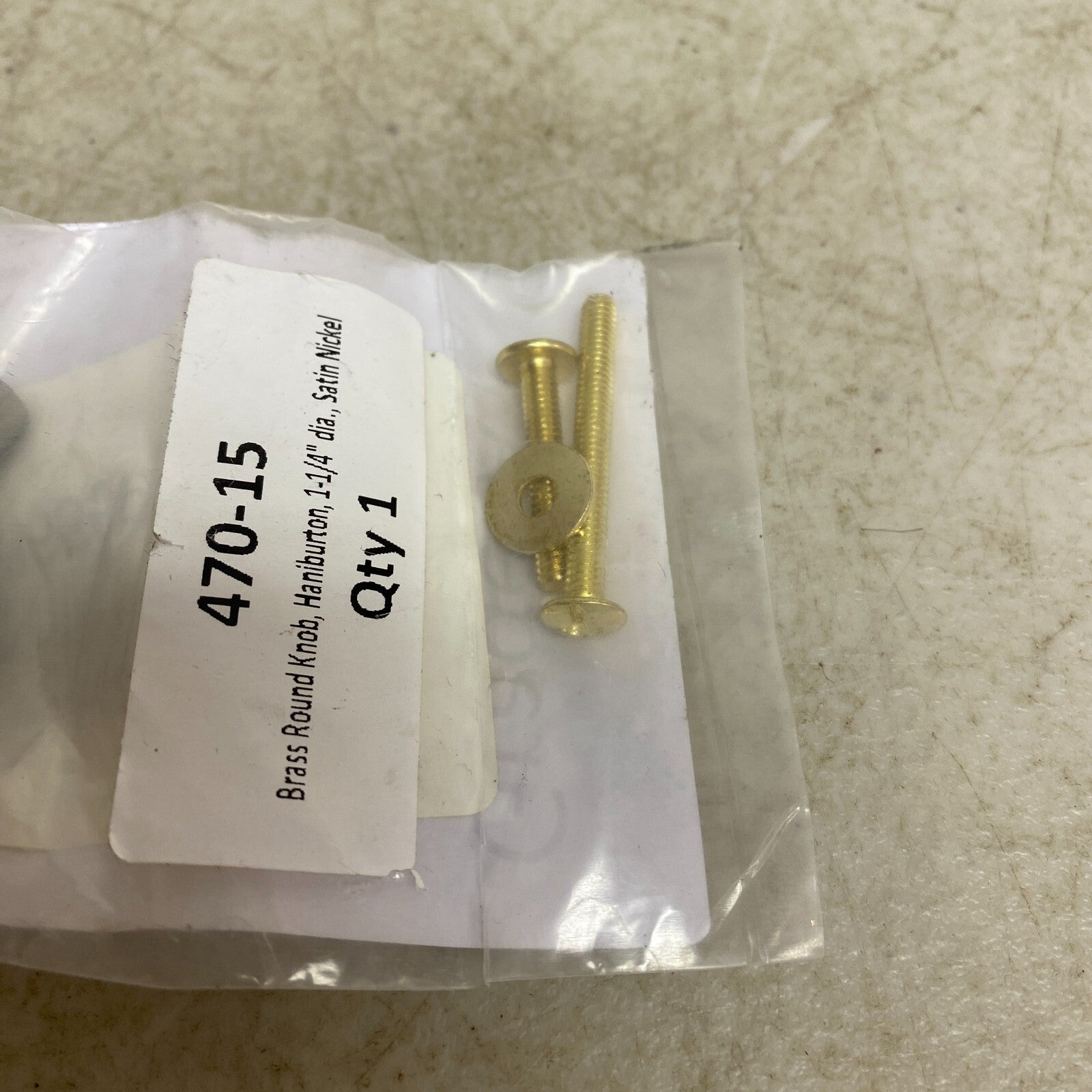 Schaub and Company 1 1/4" Diameter Knob in Satin Nickel