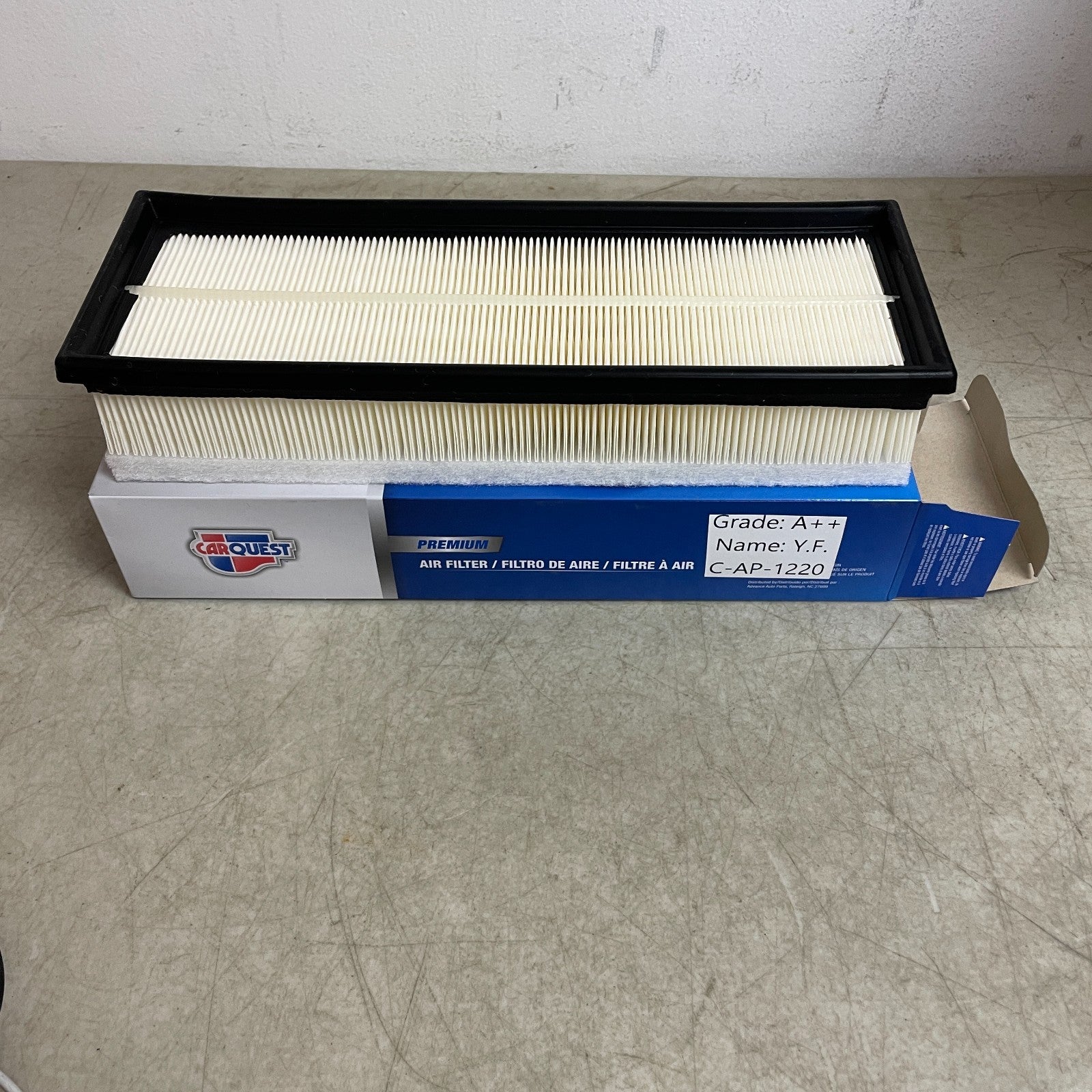 Carquest 83504 Engine Air Filter Panel OE Fit for Mercedes-AMG C63 E63 S63