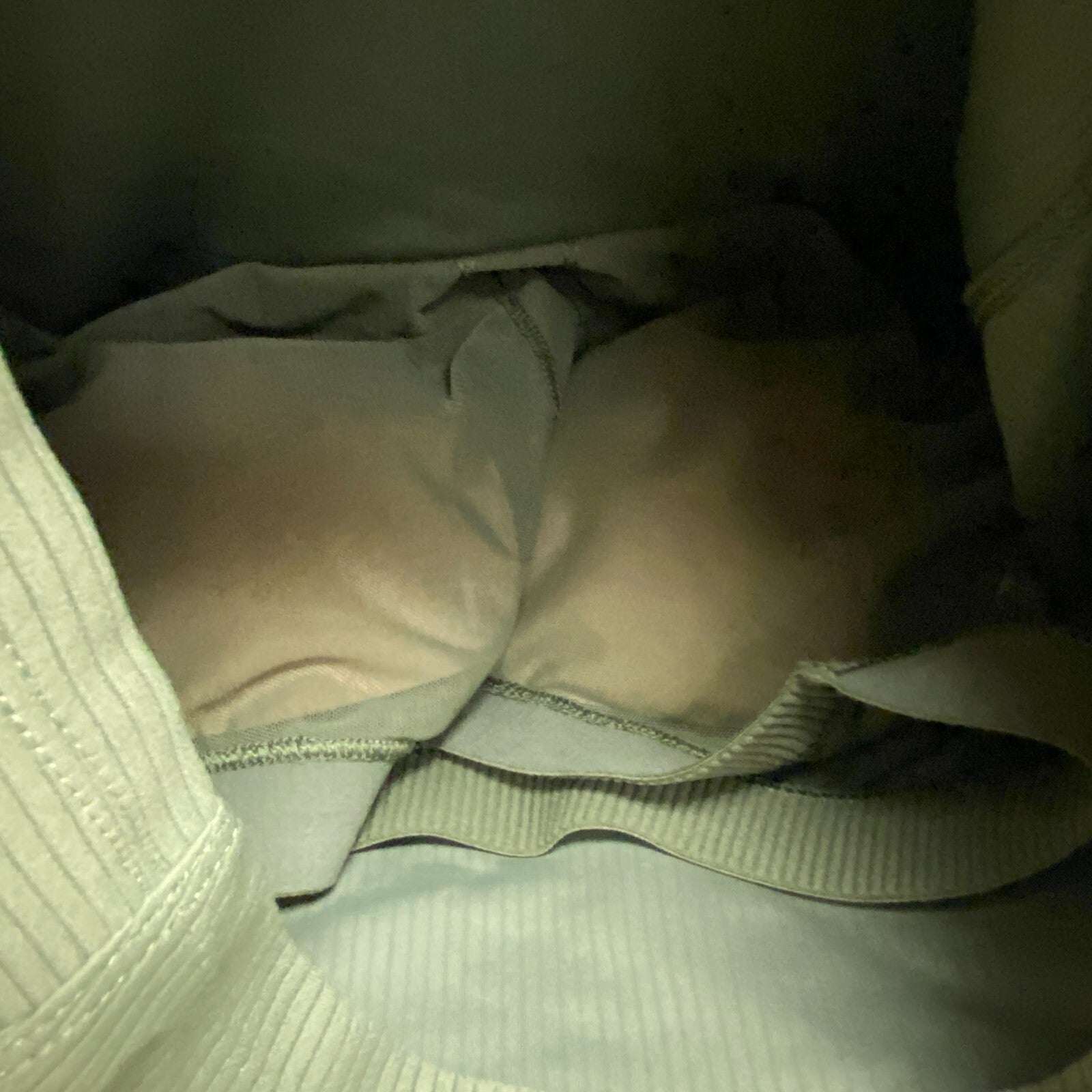 Calia Cropped Long Sleeve Support Top Dark Olive WAX31348 BRAND NEW