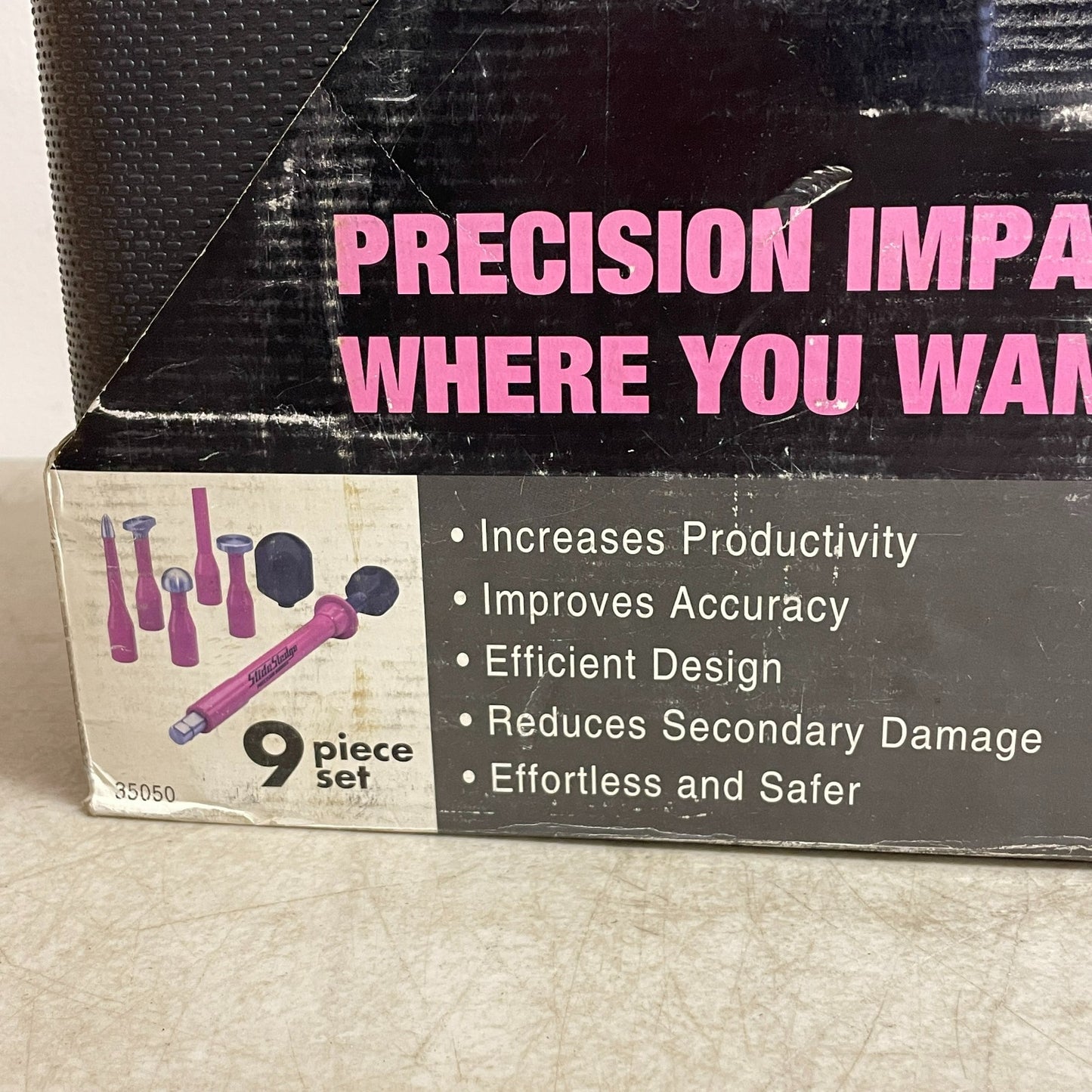 Slide Sledge Precision Hammer 9-Pc Set Interchangeable Tips 35050