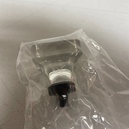 Amerock Glacio 1‑3/8″ Clear/Black Bronze Square Cabinet Knob BP36653CBBR