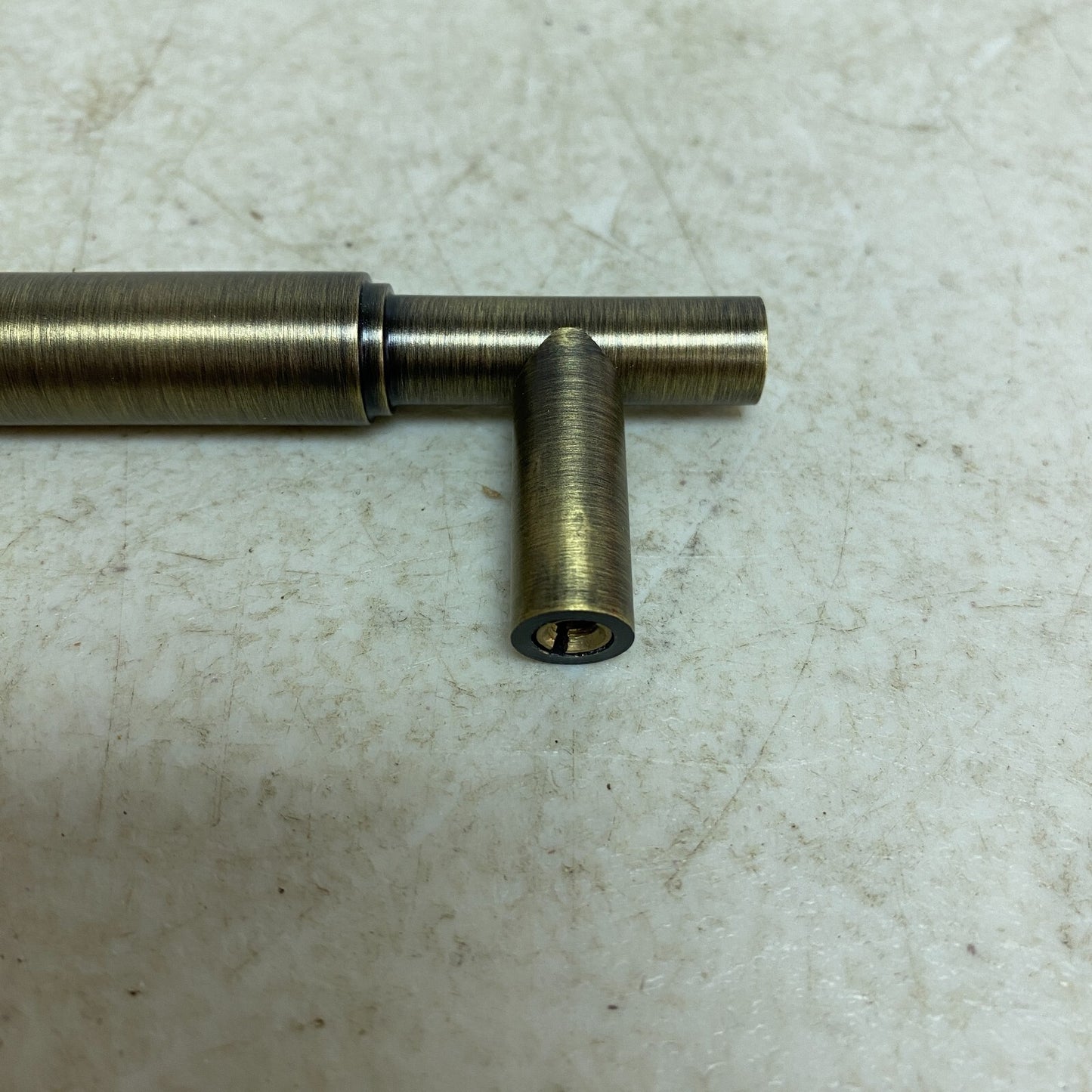 Signature Hardware 3-3/4" Colmar Solid Brass Cabinet Pull - Antique Brass