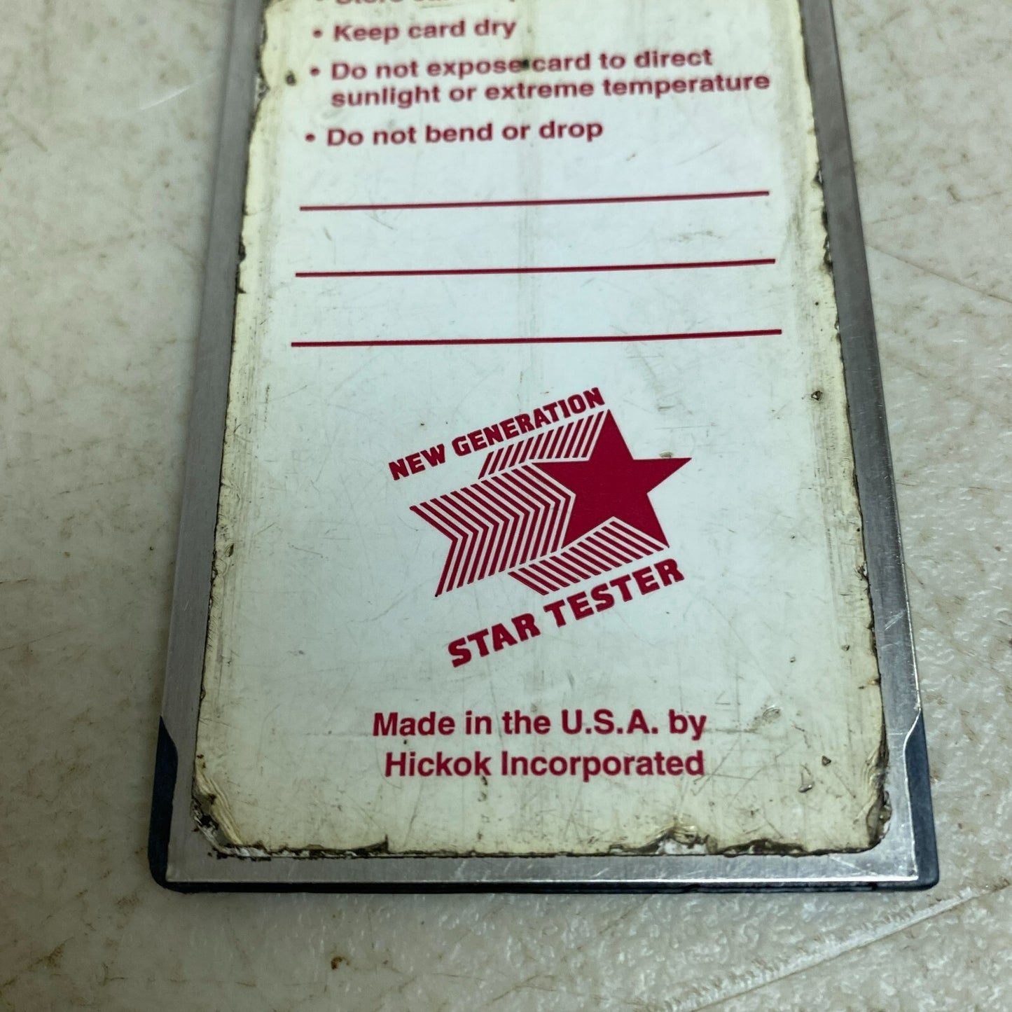 Ford NGS Diagnostic Card Made in USA  , #789-1CP