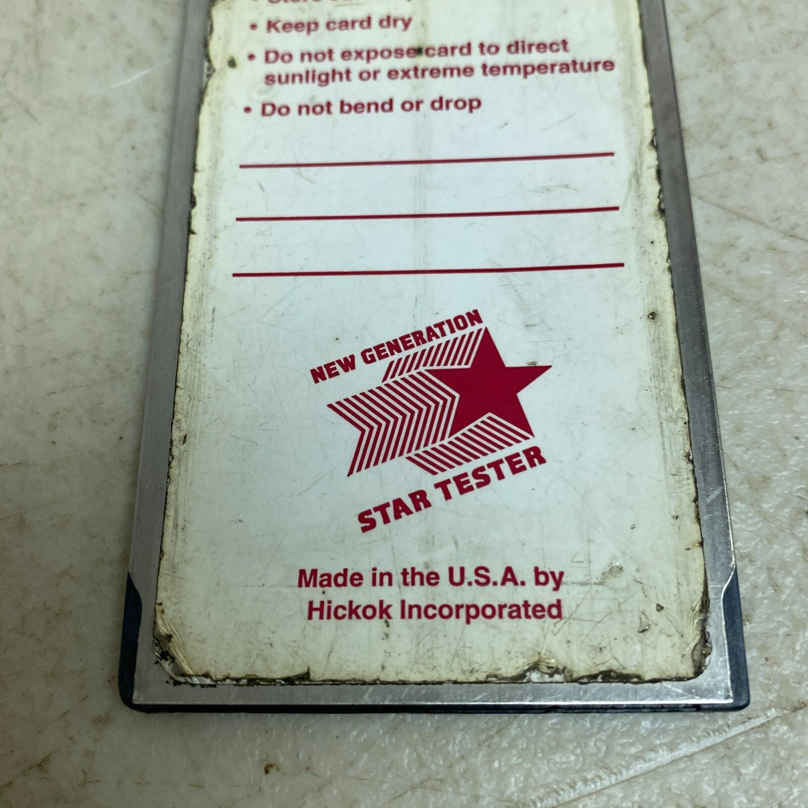 Ford NGS Diagnostic Card Made in USA  , #789-1CP