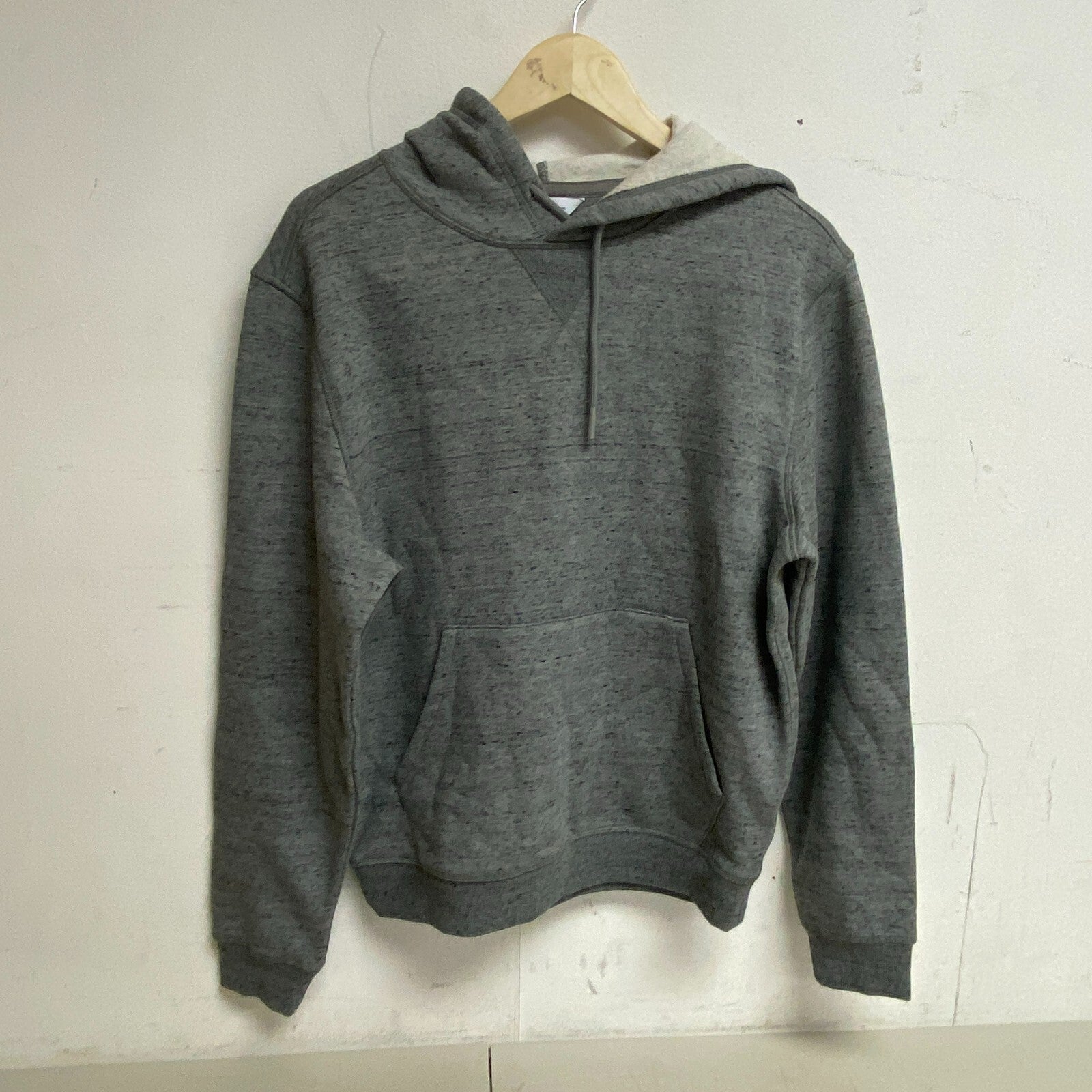 DSG Men's Heather Fleece Hoodie Light Charcoal Heather/Asphalt NP DAM21400H