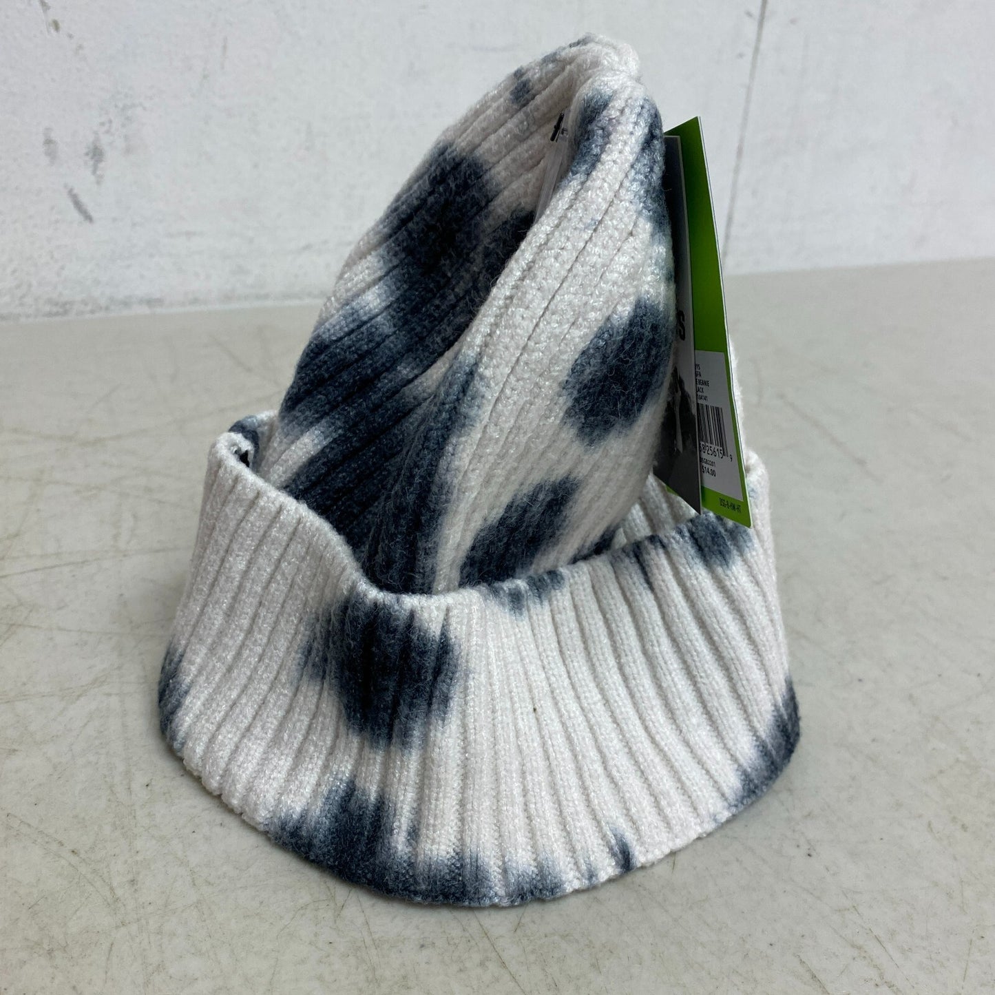 Boys' Tie Dye Beanie Black Stylish Trendy White/Black DSGB2201