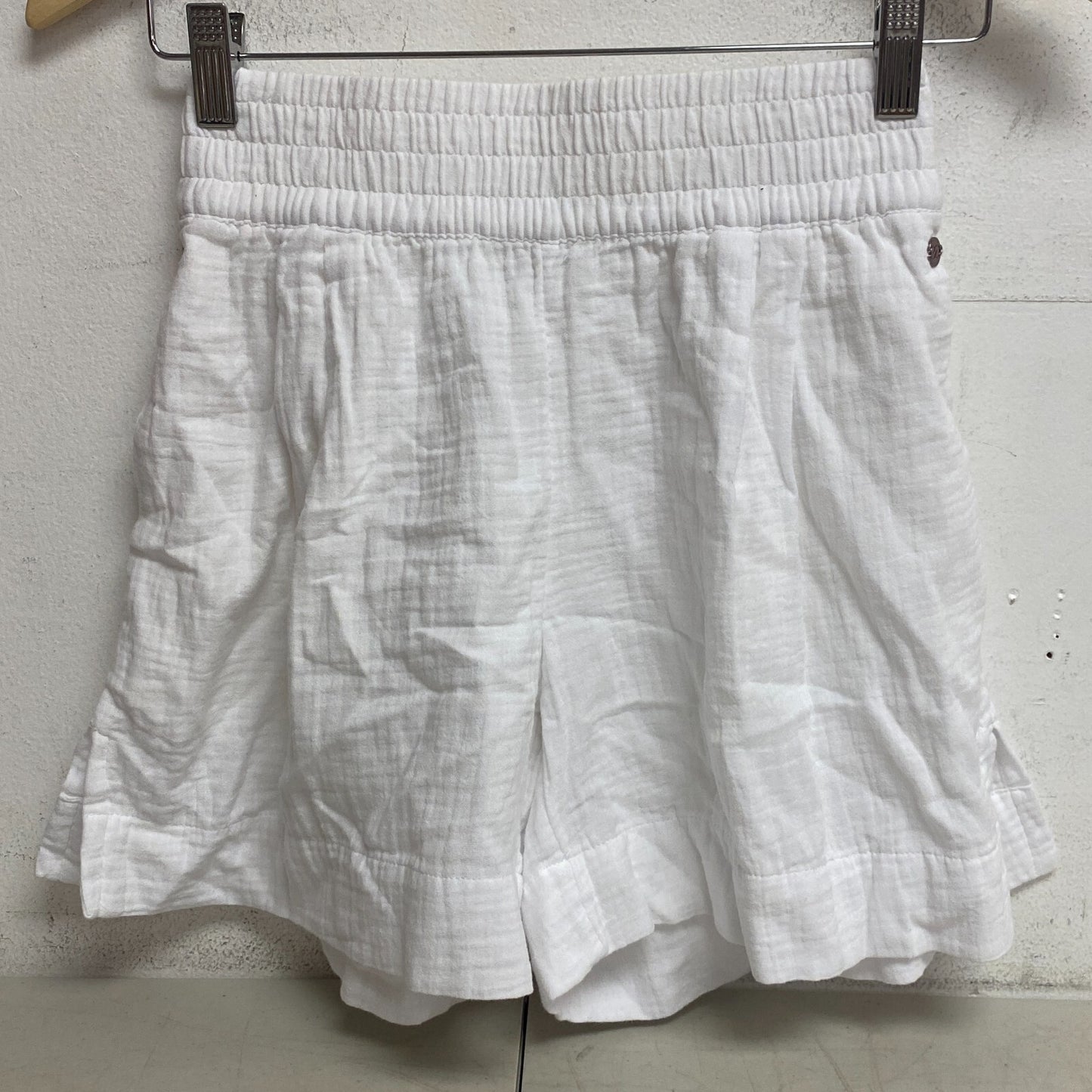 Calia Women Inverted Pleat Pull on Short Pure White WSA23918N BRAND NEW