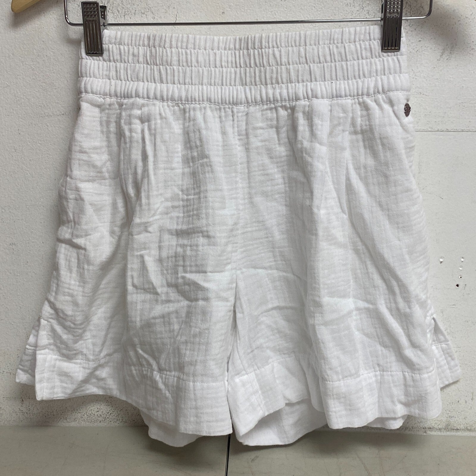 Calia Women Inverted Pleat Pull on Short Pure White WSA23918N BRAND NEW