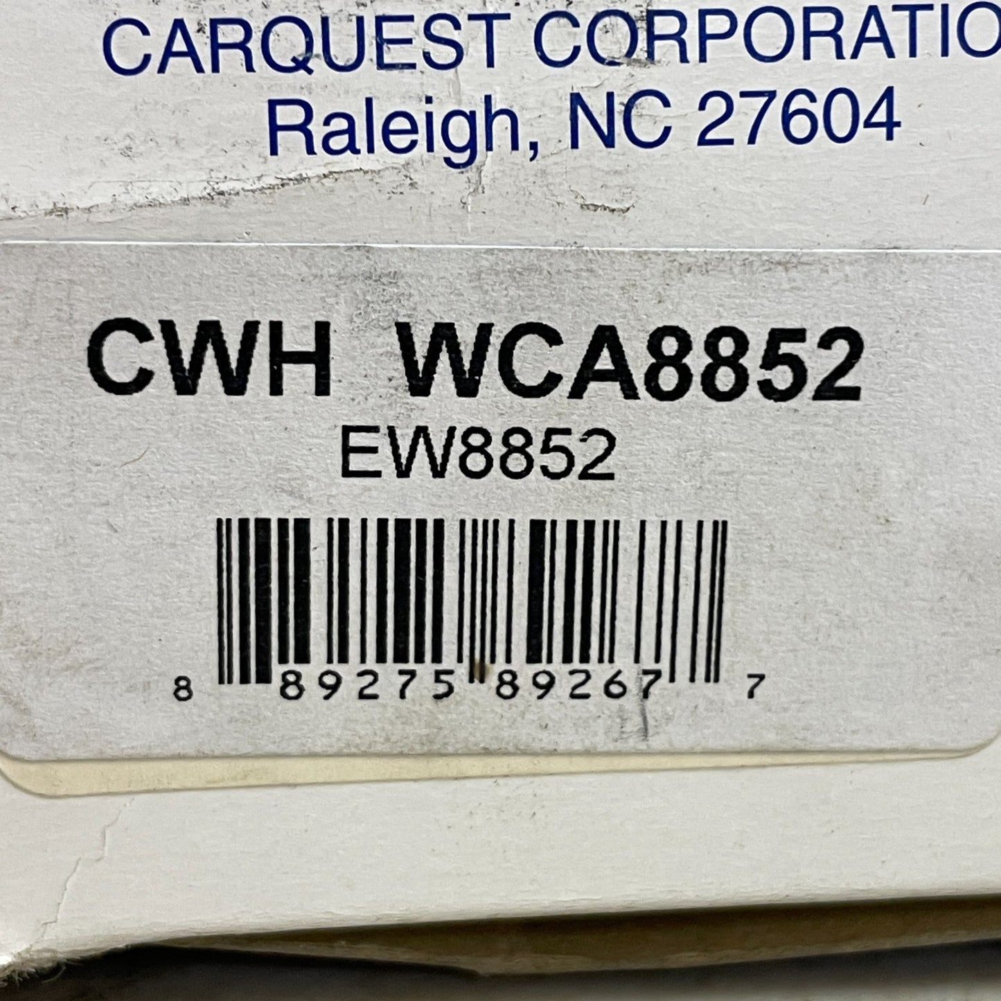 Carquest Wearever Drum Brake Wheel Cylinder WCA8852 1-1/8" Bore Silver Front
