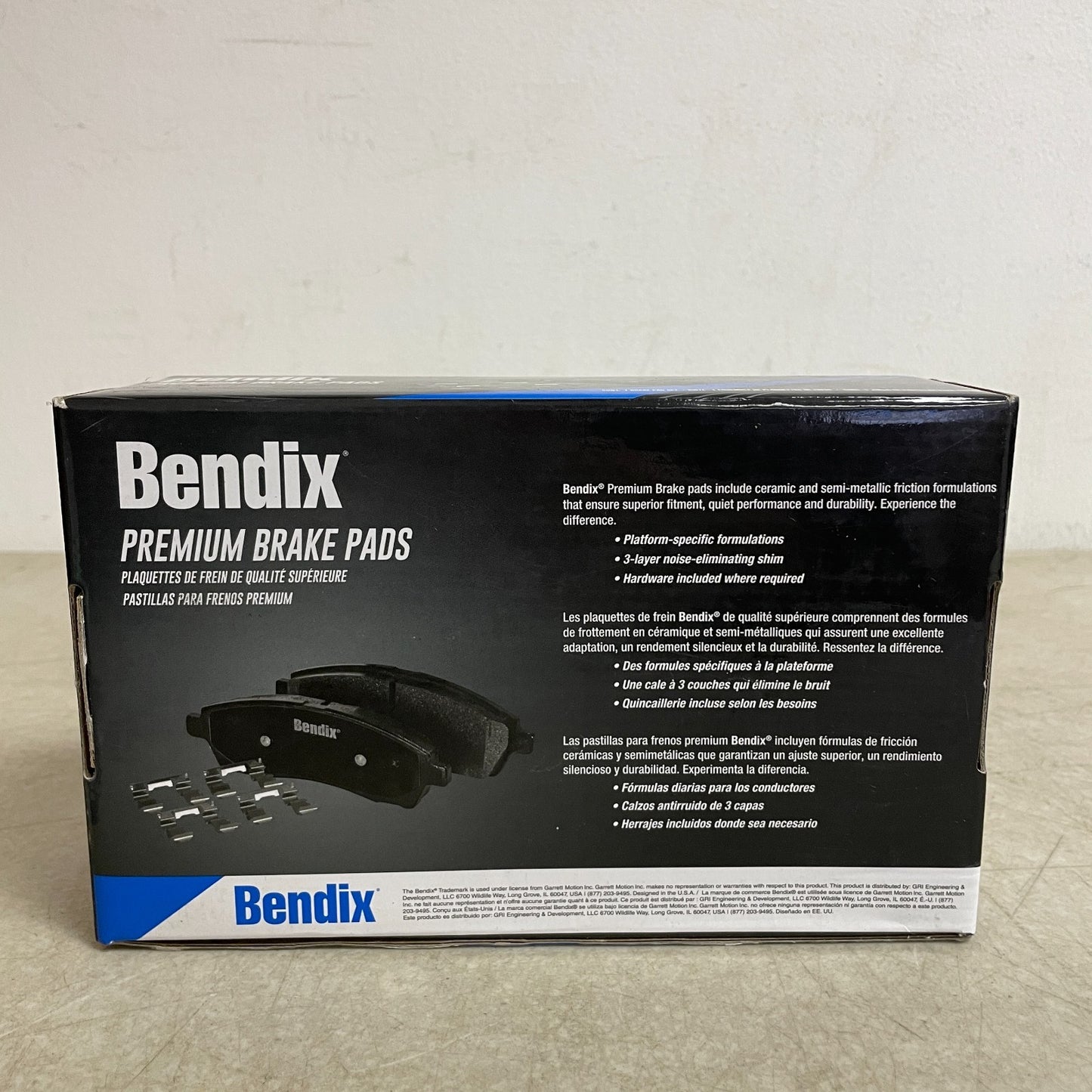 Bendix SBC1249 Premium Ceramic Front Brake Pads for Scion xA xB 2005–2006