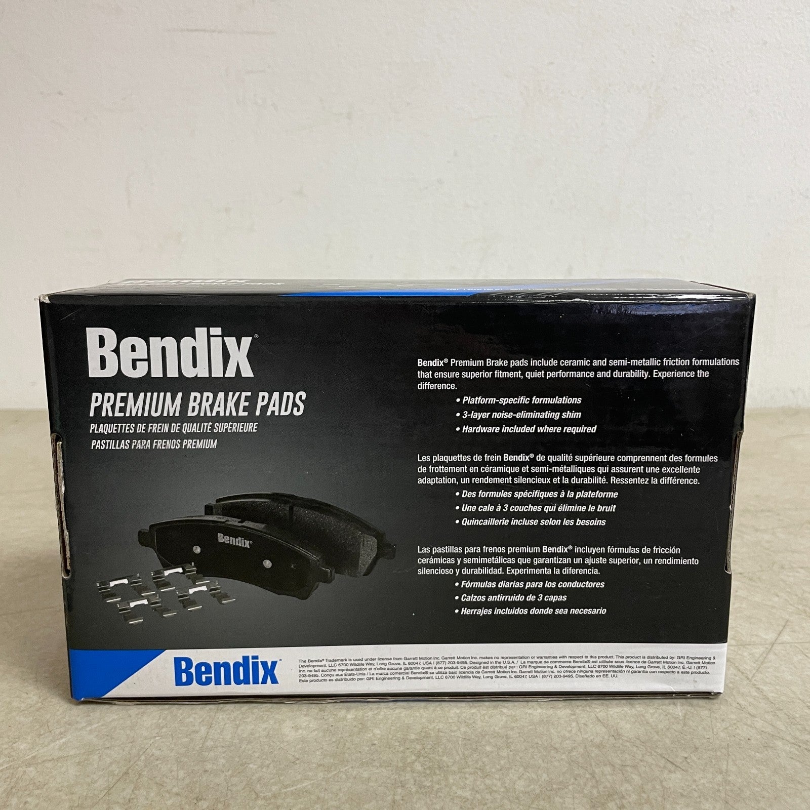 Bendix SBC1249 Premium Ceramic Front Brake Pads for Scion xA xB 2005–2006