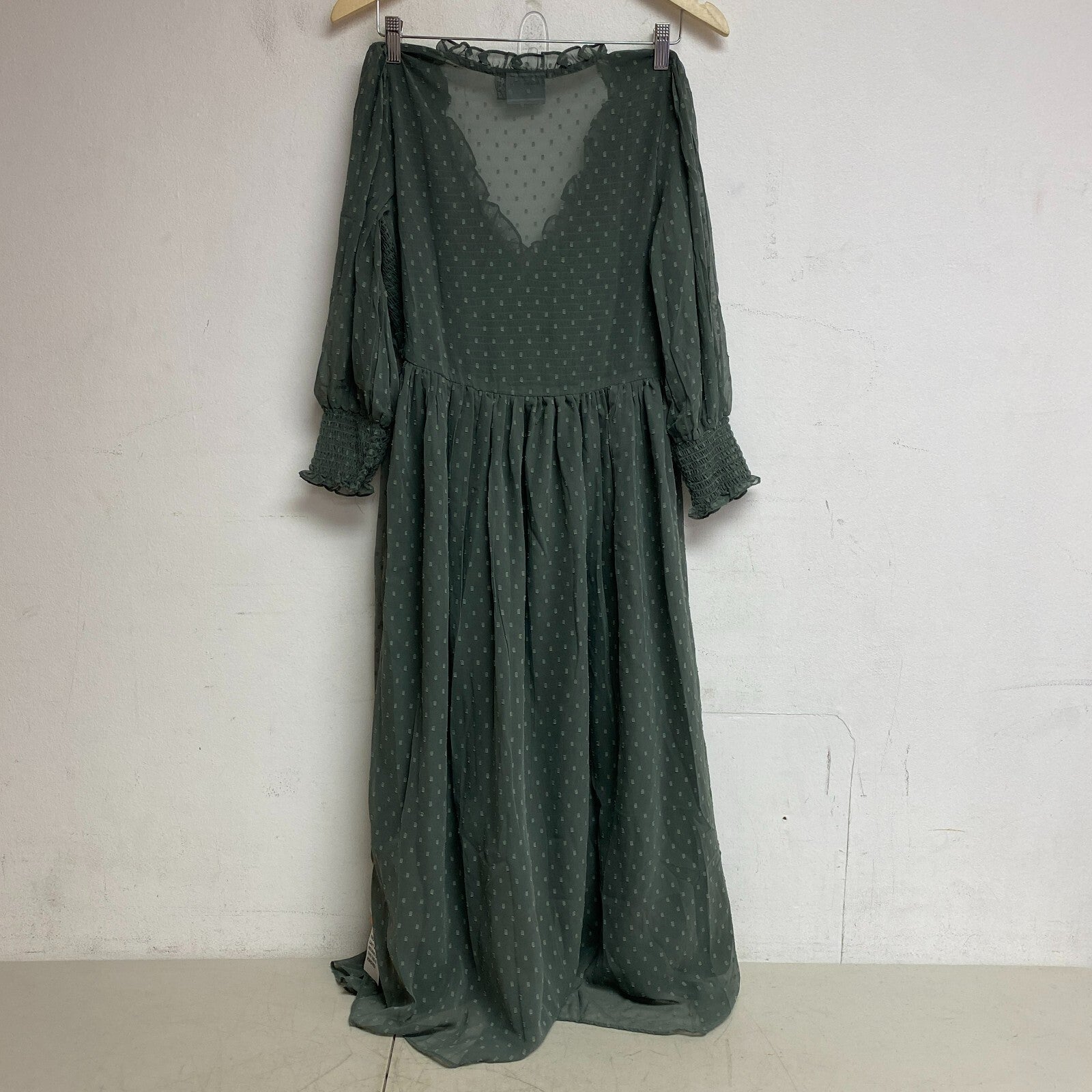 Asos Design Forest Green polyester Women's Dress US size 6