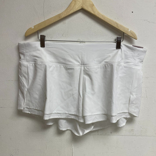 CALIA Women's Kick It Up Shorts Pure White WAX12261 Summer Trendy Stylish Solid