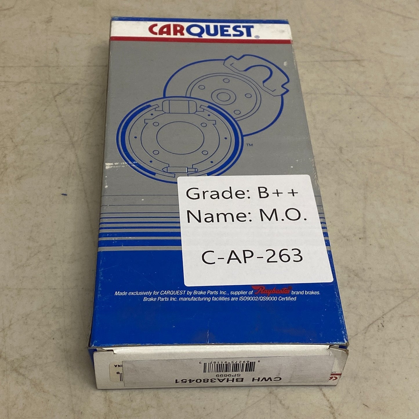 Carquest Premium Brake Hydraulic Hose Assembly BHA380451