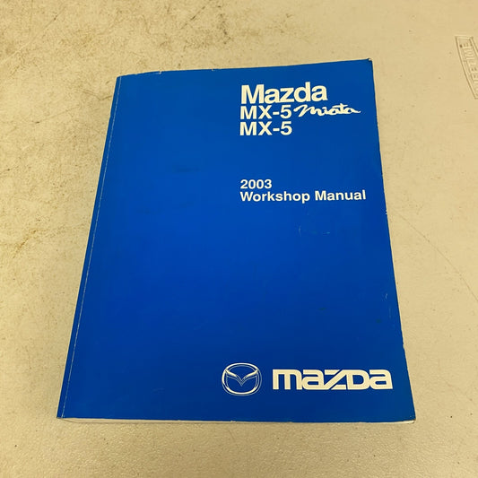 Mazda MX-5 Miata MX-5 2003 Workshop Manual 9999-95-042B-03 , #575-1CP