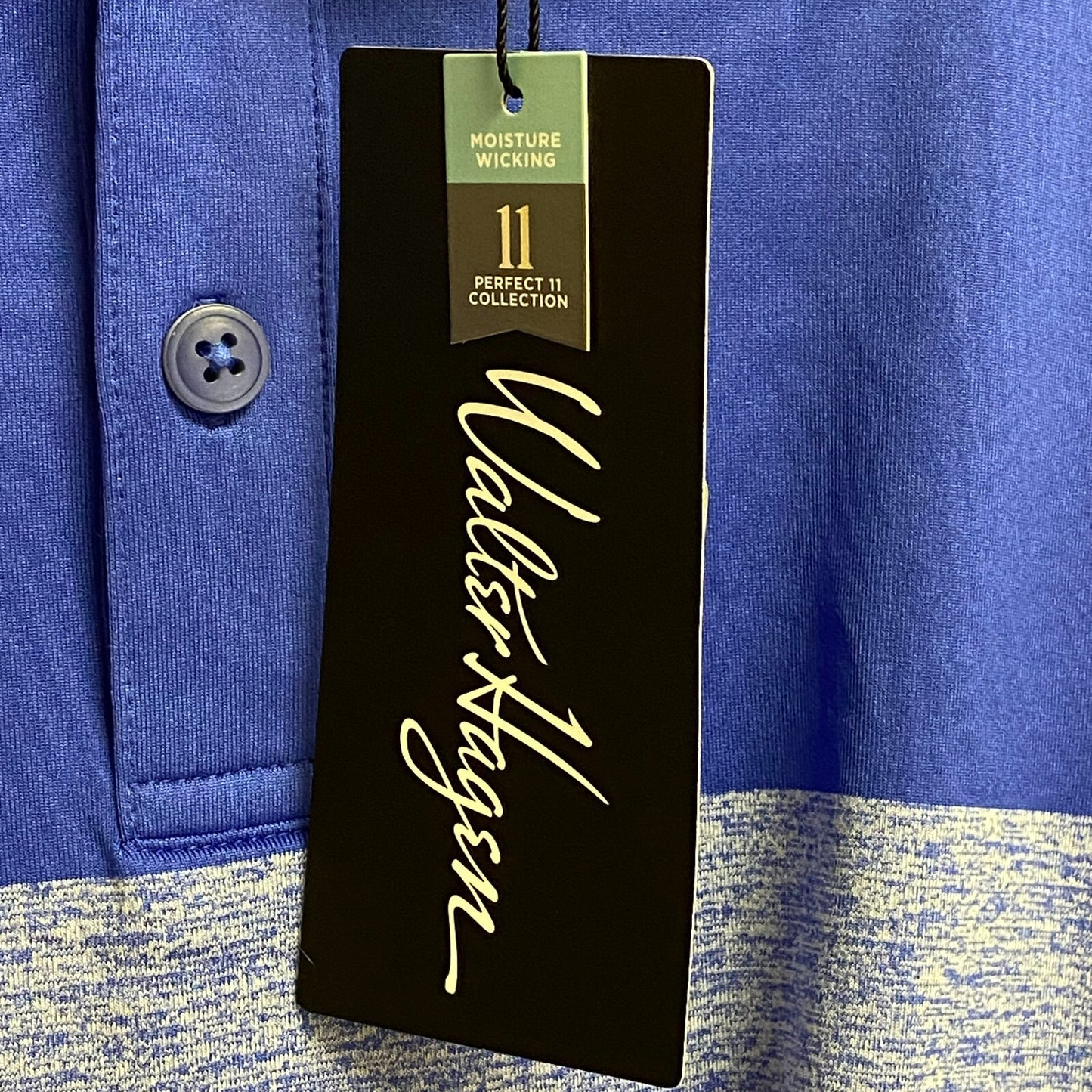 Men's Perfect 11 Colorblock Polo New Cobalt / New Cobalt HTR Summer MGA11418