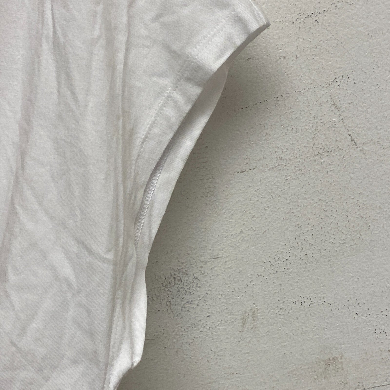 DSG Womens Cinched Hem Tee Pure White DAW12116 BRAND NEW