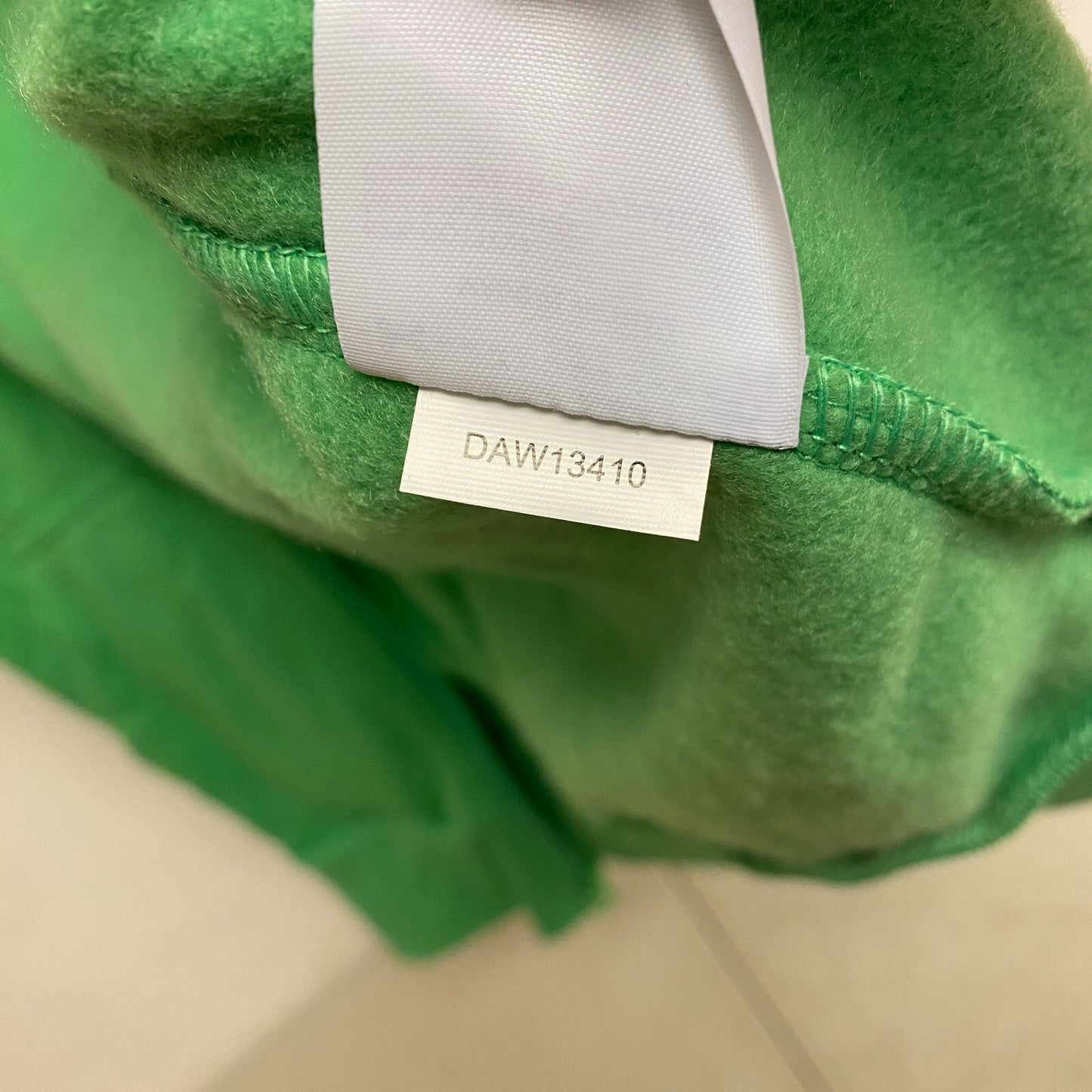 DSG WOMENS FAVORITE FLEECE SS ZIP SLIME GREEN Solid  DAM13410