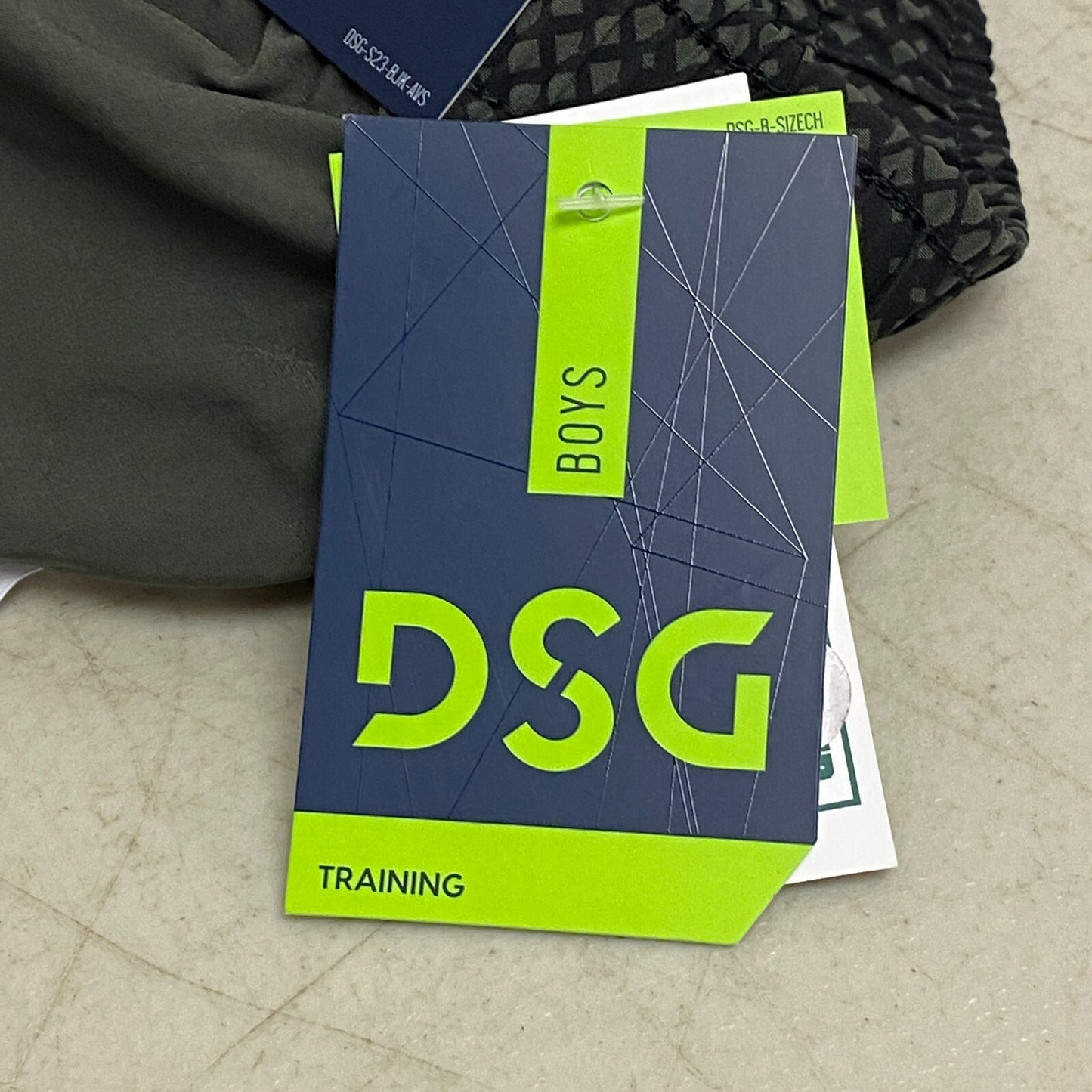 DSG Boys Training Adventure Short Athletic Fit Print Dark Green Camo DAB22102PRT