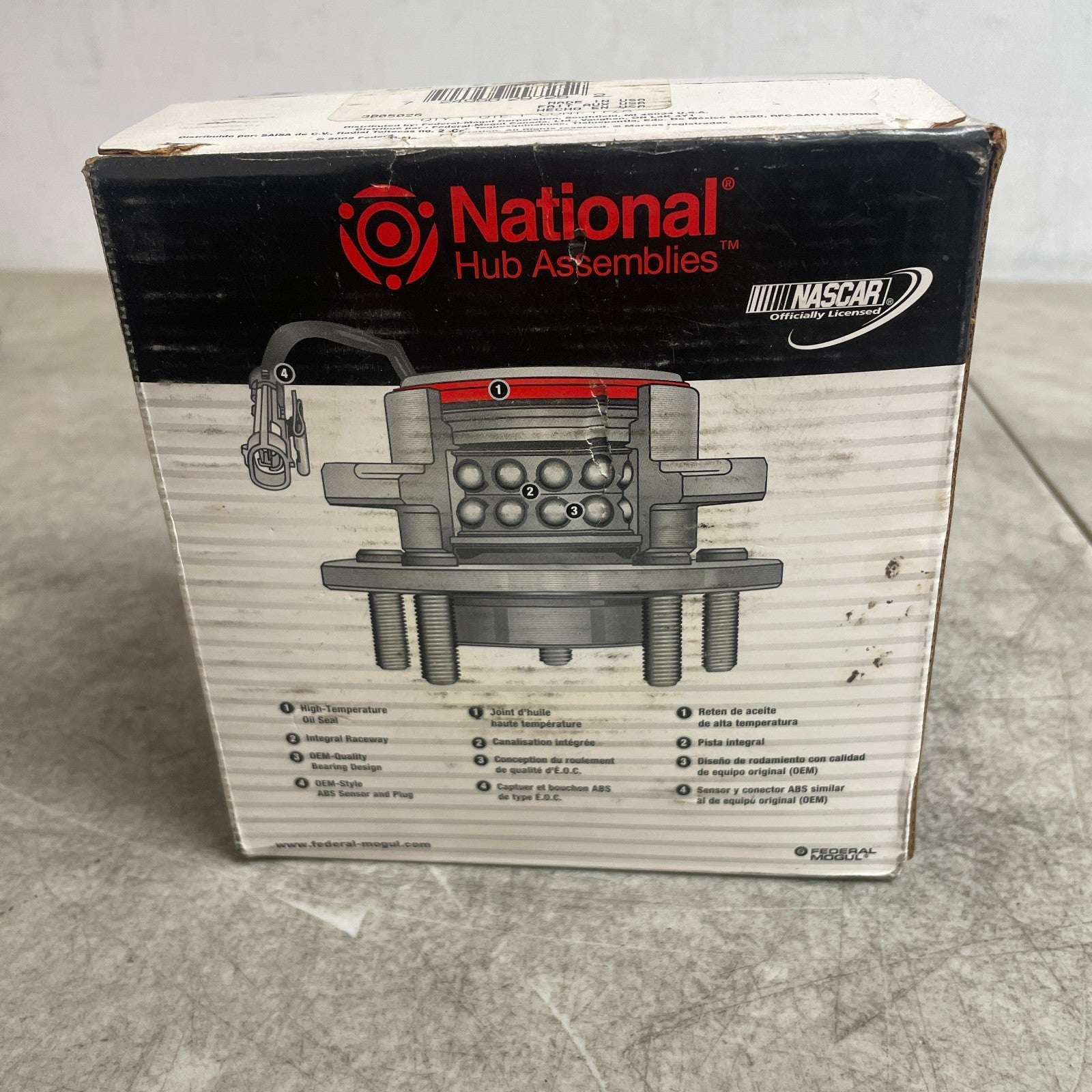 National 512026 Rear Wheel Hub Assembly 1992-1998 Hyundai Sonata