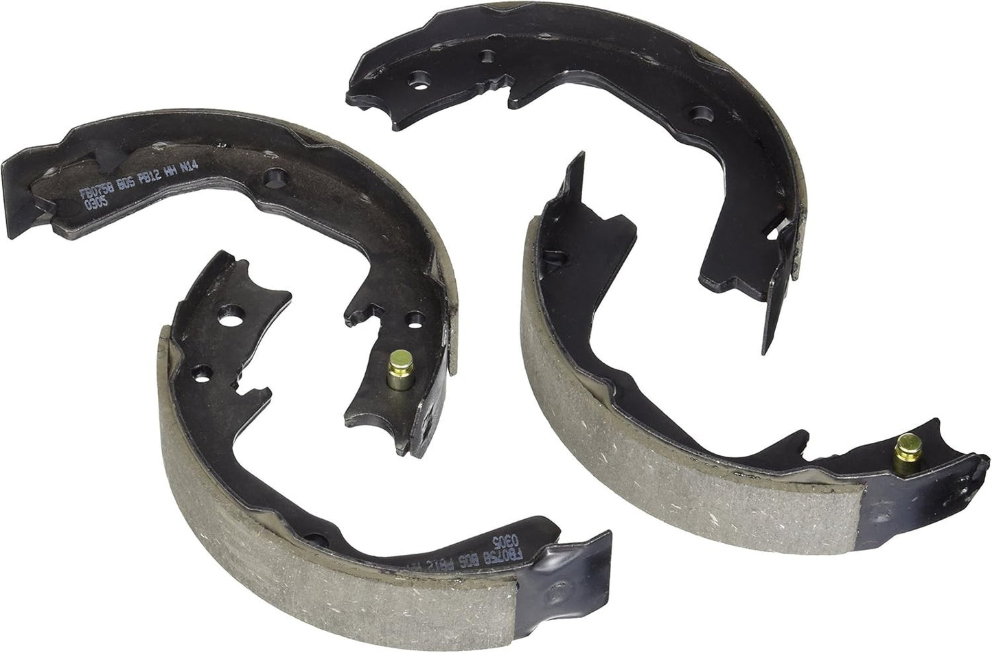 BOSCH BS758 Blue Parking Brake Shoe Set for Subaru Baja, Legacy, Outback