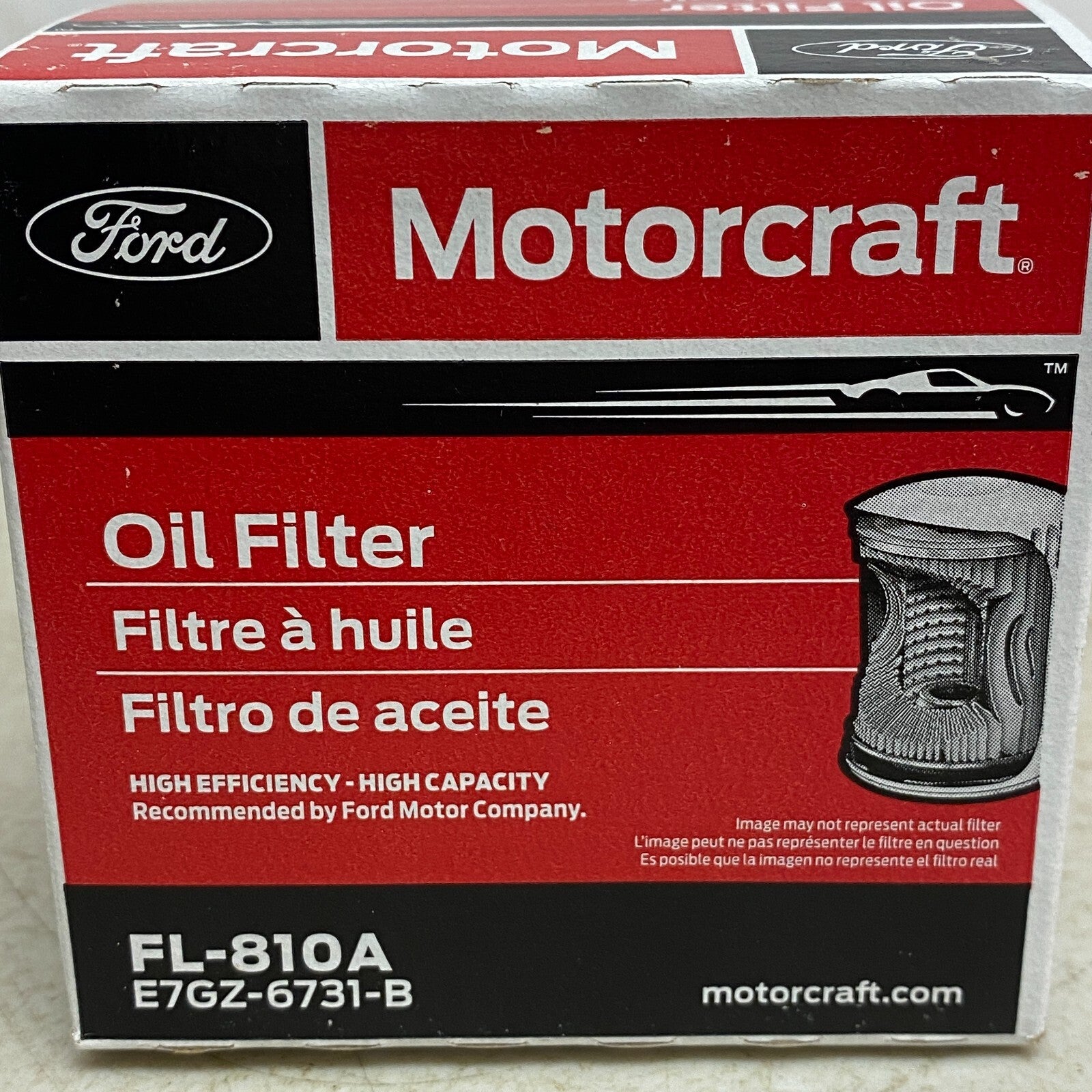 Ford Motorcraft High Quality Oil Filter FL-810A , E7GZ-6731-B New!