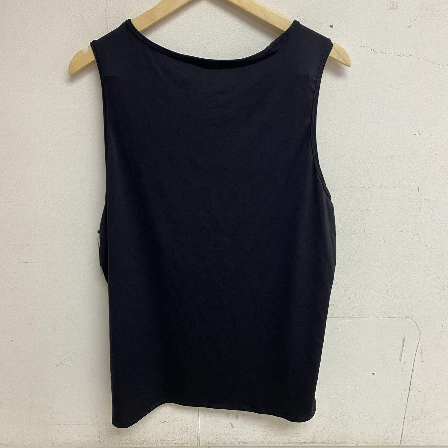 DSG Womans Compression Tank Sleeveless Pure Black Solid Relaxed DAW20506WP