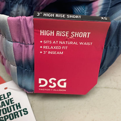 DSG TWITCH+ALLISON Women's 3" Everyday High Rise Relaxed Short Divine Teal Ocean