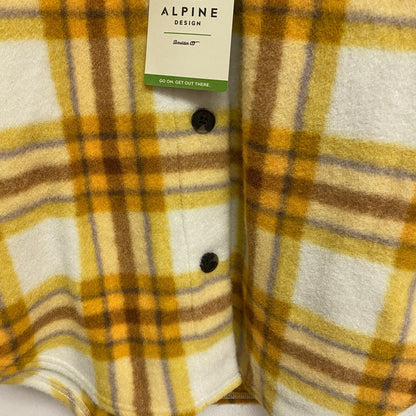 ALPINE WOMENS W AD WAYFARER OF FLC SHIRT JACKET PUMPKIN PATCH PLAID ADW23101P