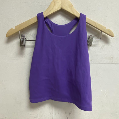 DSG Girls' Performance Ribbed Shelf Bra Tank Top Electric Violet DAG12109R New
