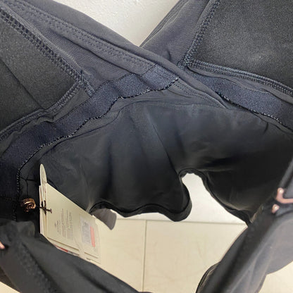 Calia Women's Top Swim Tie front Tankini Pure Black WSA22302 Brand New!