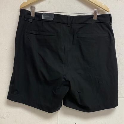 VRST Men's 7â Slim Fit Limitless Shorts  Flat Front Pure Black MAX2004167