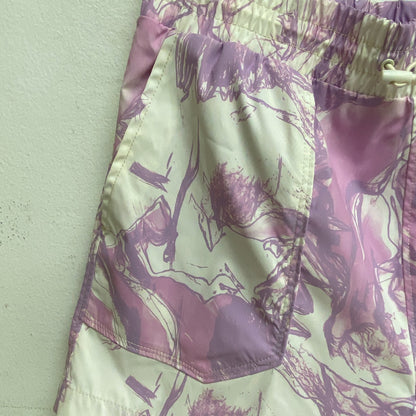 Alpine Design Women's Large Elastic Waist Woven Shorts Orchid Floral ADW13805P