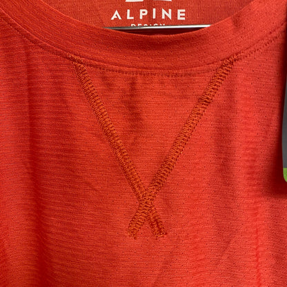 Alpine Design Mens Everyday Active Long Sleeve Tee Red Heather ADM23205 New!