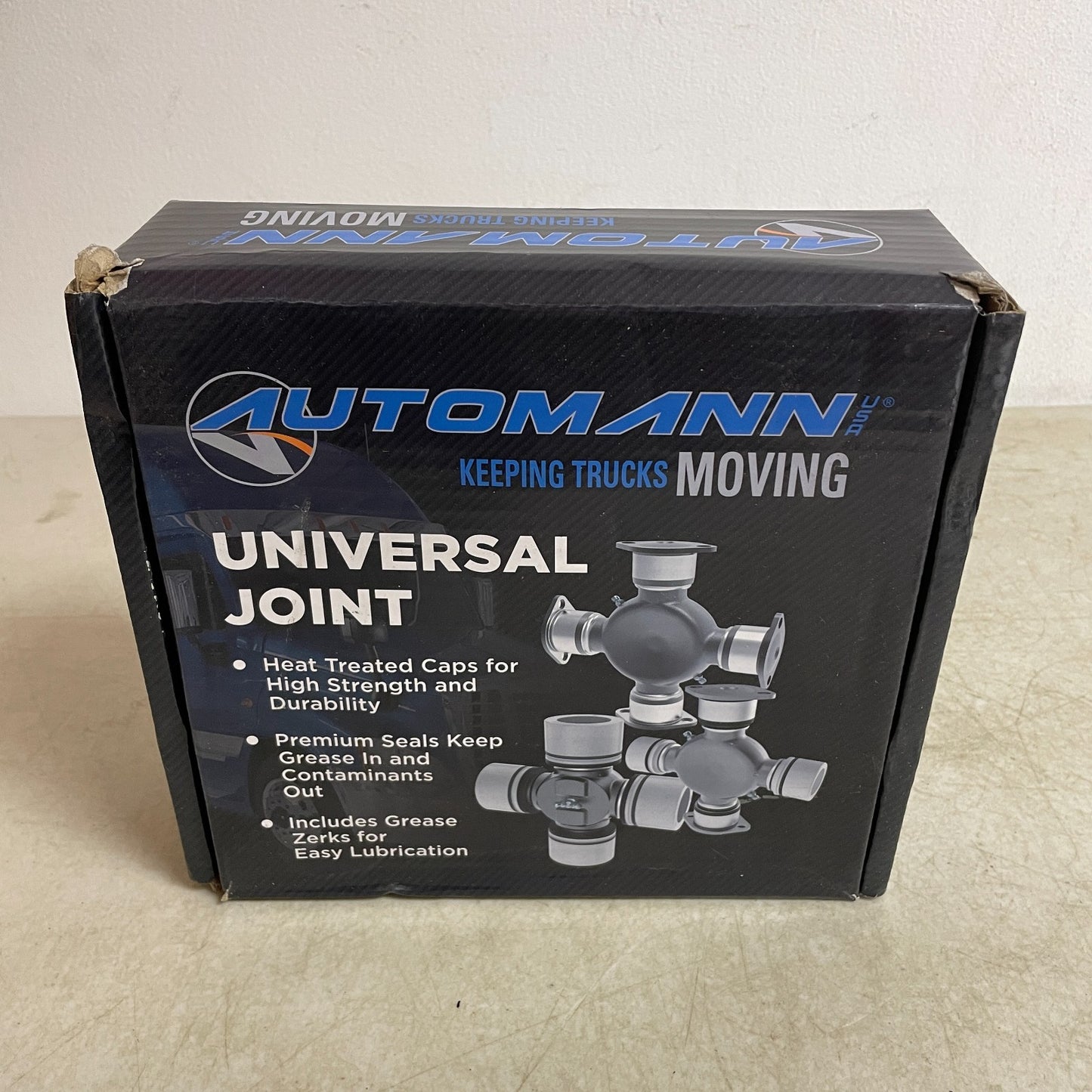 Automann 752.5407X Universal Joint w/ Straps & Bolts 1760 Series Greaseable