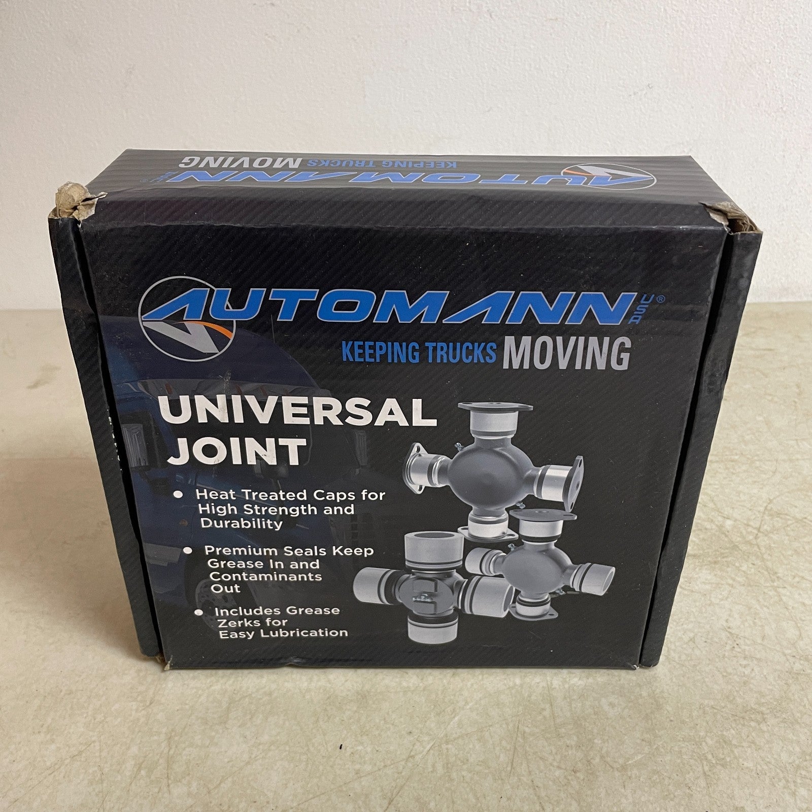Automann 752.5407X Universal Joint w/ Straps & Bolts 1760 Series Greaseable
