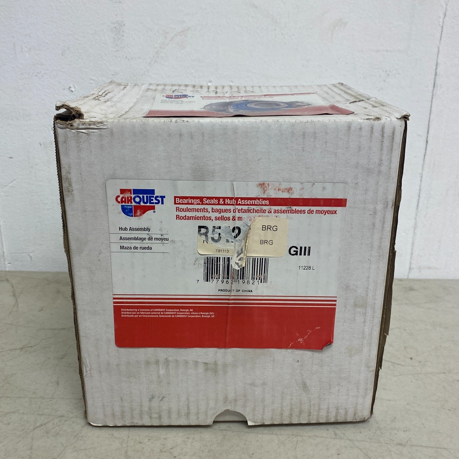 Carquest NT512244 Rear Wheel Hub & Bearing Assembly Steel