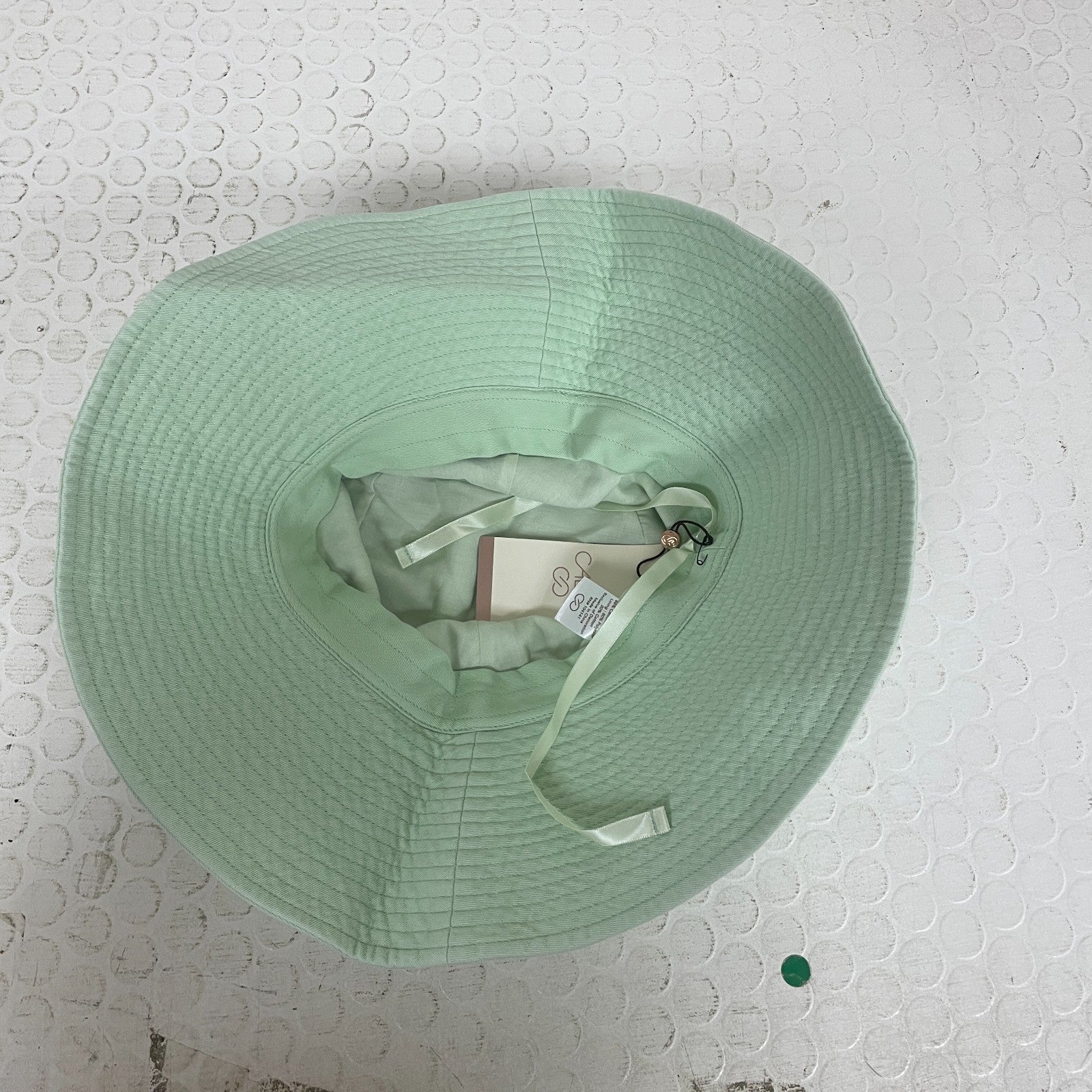 Calia Women’s Wide Brim Sun Hat Light Green CAC2304 NWT Adjustable Hat One Size