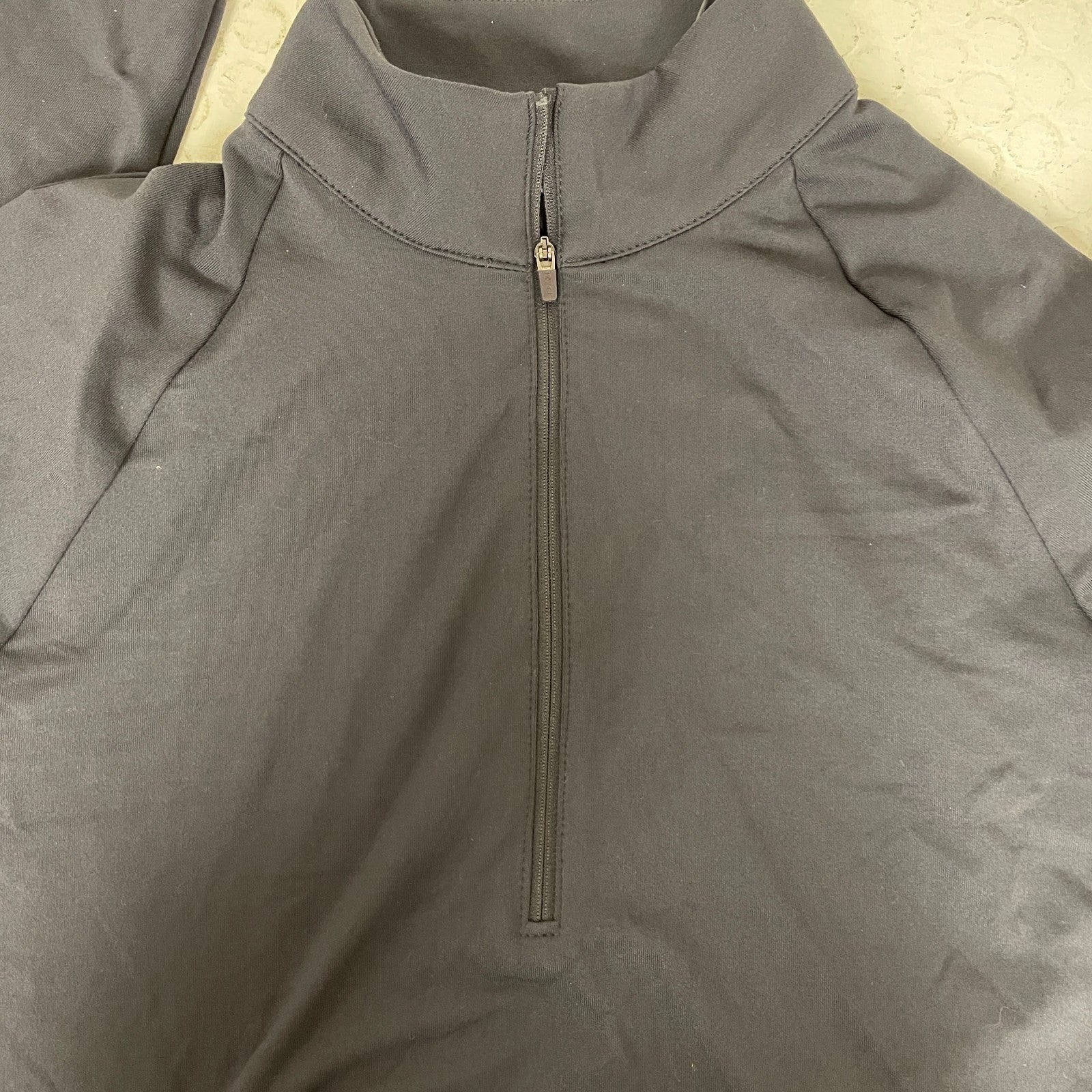 Alpine Womenâs Long Sleeve 1/4 Zip Pullover Phantom ADW22102 NWT Activewear