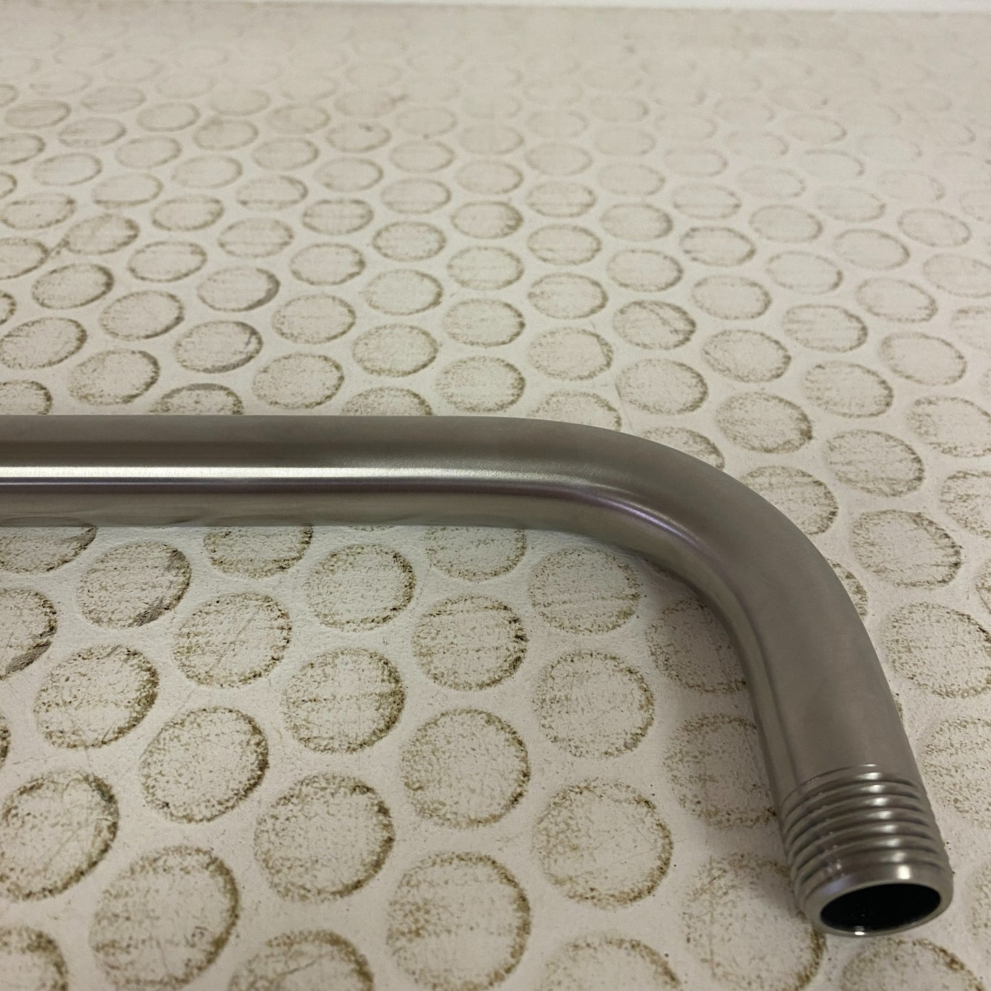 Signature Hardware 12½″ Wall-Mounted Shower Arm Brushed Nickel SHRSA122ZBN